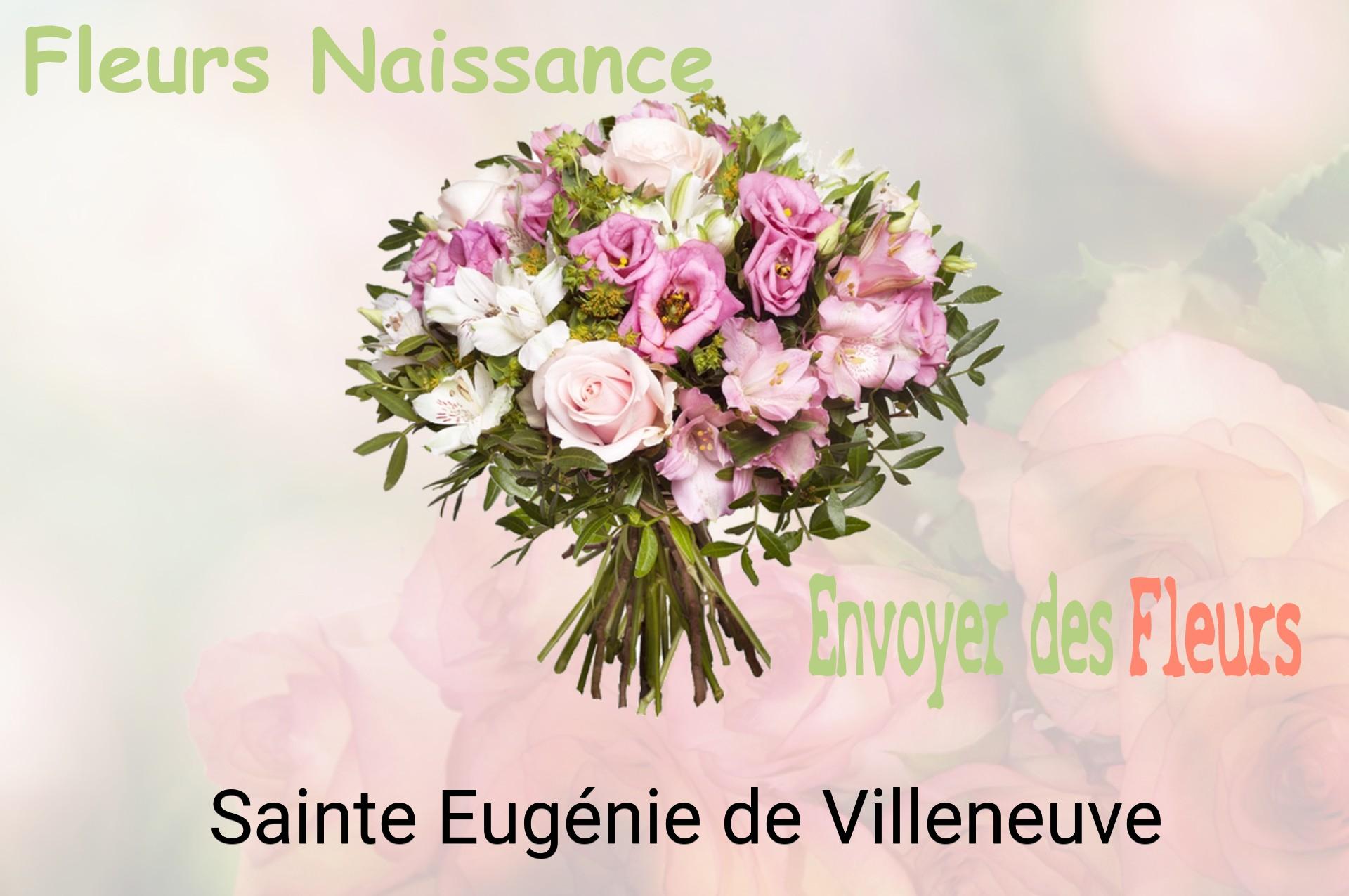 Bouquet de fleurs de naissance livré à Sainte-Eugénie-de-Villeneuve